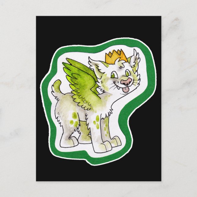 Carte Postale Le Roi Cat (Devant)