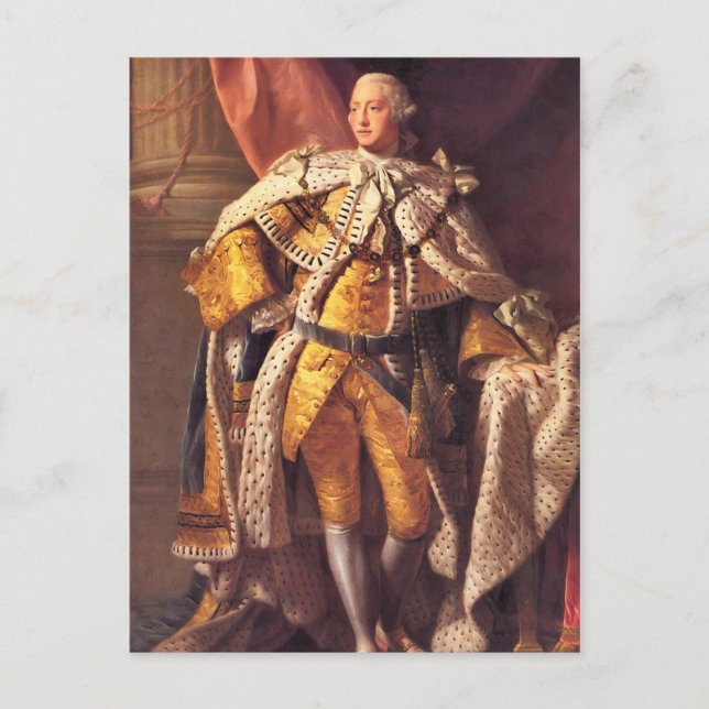 Carte Postale Le roi d'Angleterre George III par Studio d'Allan  (Devant)