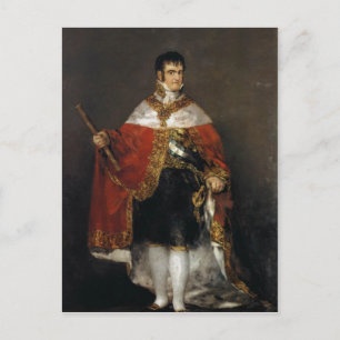 Carte Postale Le roi Ferdinand VII d'Espagne dans ses robes d'Ét