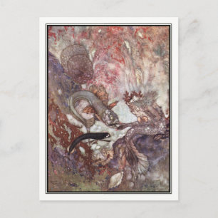 Carte Postale Le roi Merman par Edmund Dulac