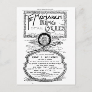 Carte Postale Le roi monarque de tous les cycles