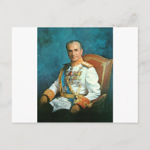 Carte Postale Le roi persan Mohammad Reza Shah Pahlavi
