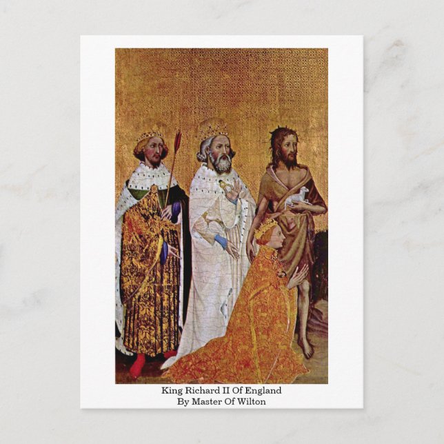 Carte Postale Le Roi Richard Ii D'Angleterre Par Le Maître De Wi (Devant)