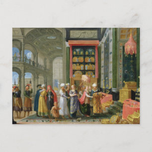 Carte Postale Le roi Salomon et la reine de Saba