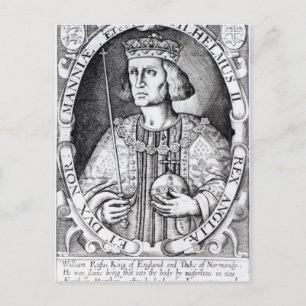 Carte Postale Le roi William II d'Angleterre, 1618