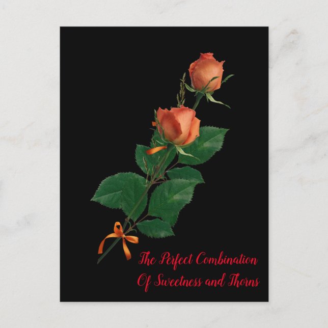 Carte Postale Le Rose (Devant)