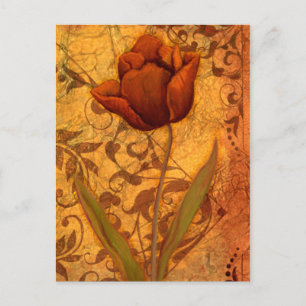 Carte Postale Le rouge fleurit II