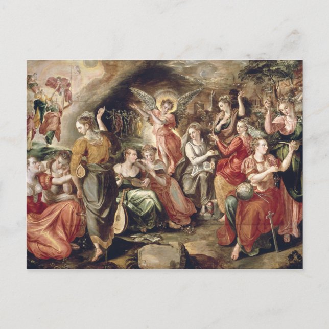 Carte Postale Le Sage et les Vierges stupides (Devant)