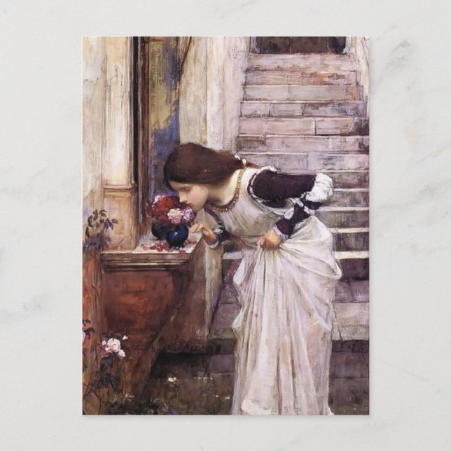 Carte Postale Le Sanctuaire de John William Waterhouse (Devant)