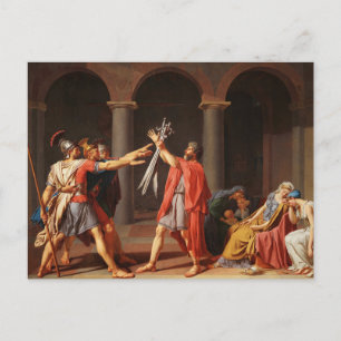 Carte Postale Le serment de la Horatii par Jacques-Louis David