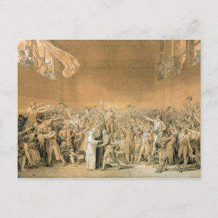 Carte Postale Le serment du Tennis Court, 20 juin 1789, 1791 2