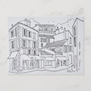 Carte Postale Le shopping de Saint-Tropez   French Riviera, Fran