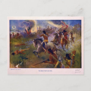 Carte Postale Le siège de la Nouvelle Ulm Minnesota de la guerre