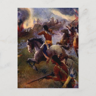 Carte Postale Le siège de New Ulm