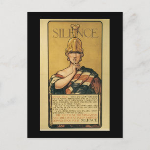 Carte Postale Le silence de la Seconde Guerre mondiale