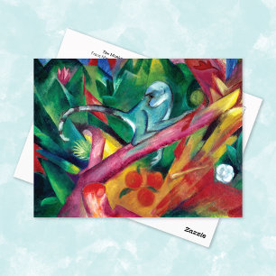 Carte Postale Le singe Abstrait Franz Marc