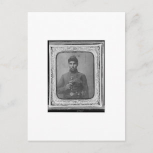 Carte Postale Le soldat noir américain d'origine