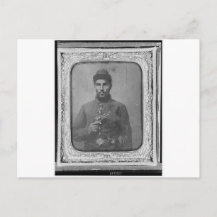 Carte Postale Le soldat noir américain d'origine