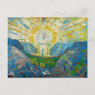 Carte Postale Le Soleil, 1912 par Edvard Munch