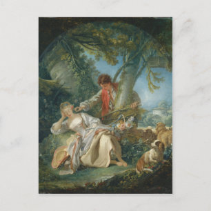 Carte Postale Le sommeil interrompu - François Boucher