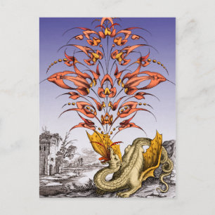 Carte Postale Le souffle du dragon