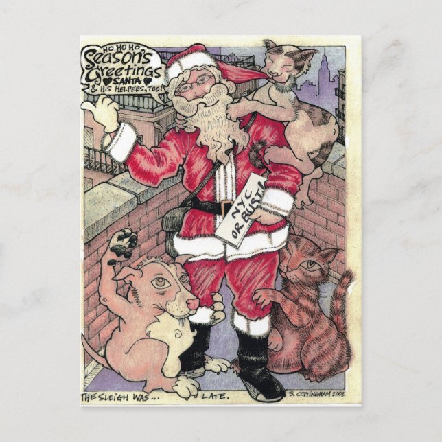 Carte Postale Le Soupir Était En Retard (Devant)