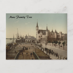 Carte Postale Le Steen, Anvers, Belgique