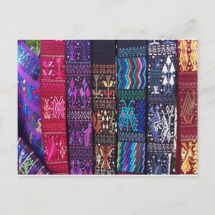 Carte Postale Le superbe design guatémaltèque
