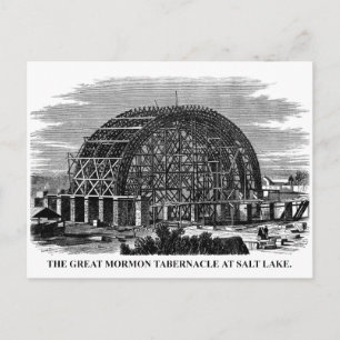 Carte Postale Le tabernacle du Grand Mormon à Salt Lake