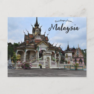 Carte Postale Le temple bouddhiste Wat Uttamaram en Malaisie