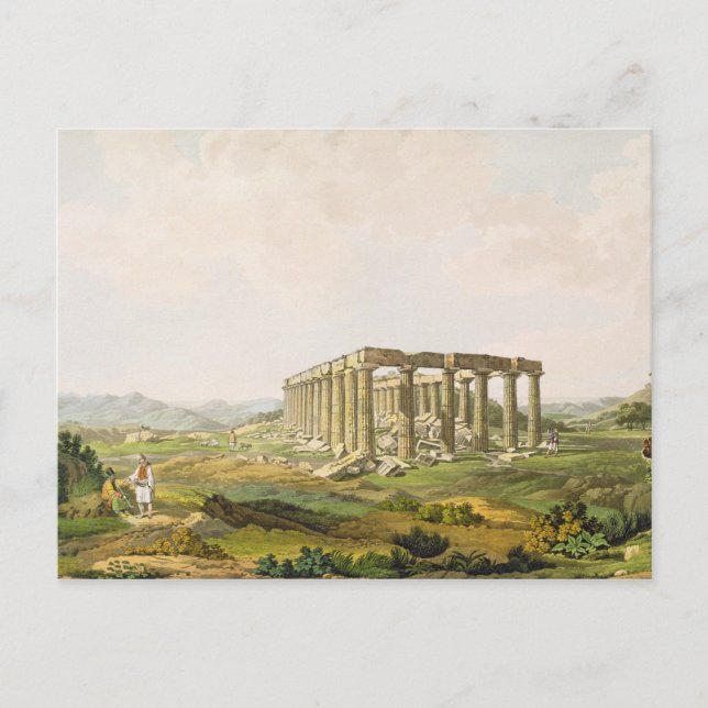 Carte Postale Le Temple d'Apollo Epicurius, assiette 25 de la Pa (Devant)