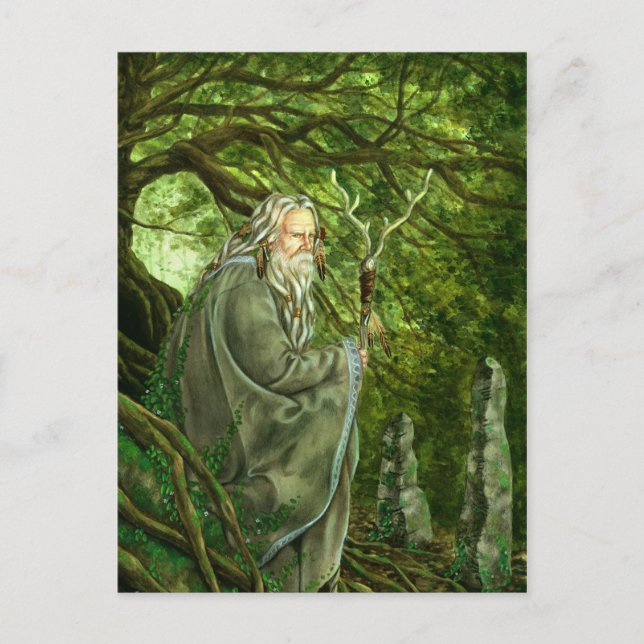 Carte Postale Le temple de Merlin (Devant)