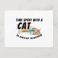 Le temps passé avec un chat n'est jamais perdu.