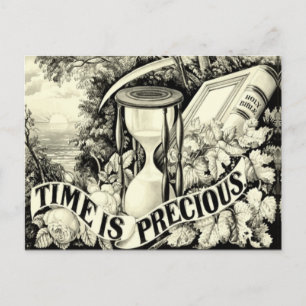Carte Postale Le temps vintage est précieux