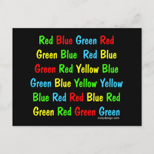 Carte Postale Le test Stroupe