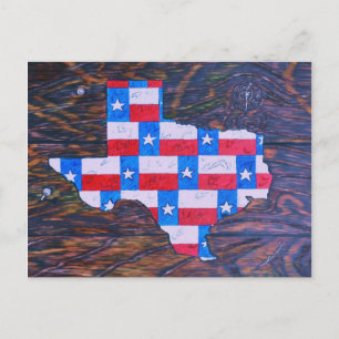 Carte Postale Le Texas est grand