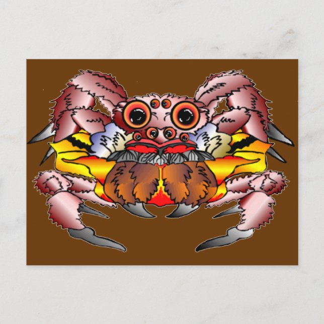 Carte Postale Le Totem Araignée (Devant)