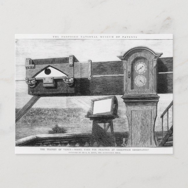 Carte Postale Le transit de Vénus (Devant)