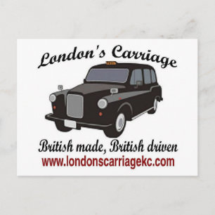 Carte Postale Le transport de Londres