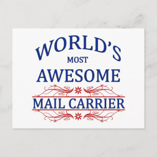 Carte Postale Le transporteur de courrier le plus génial au mond