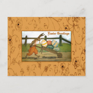 Carte Postale Le travail d'un lapin n'est jamais fait