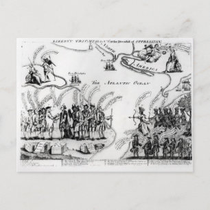 Carte Postale Le triomphe de la liberté, ou la chute