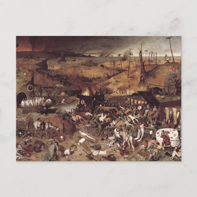 Carte Postale Le triomphe de la mort par Peter Bruegel (Devant)