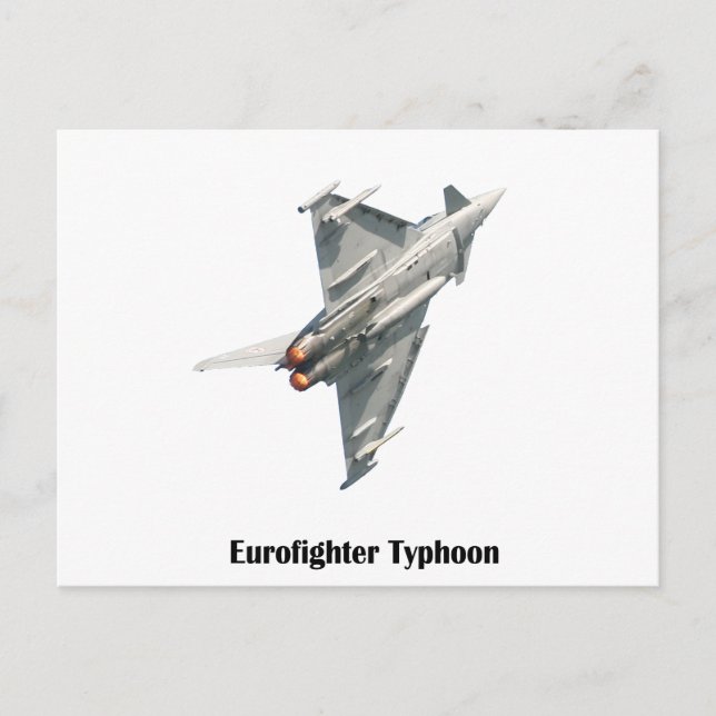 Carte Postale Le typhon de l'Eurofighter (Devant)