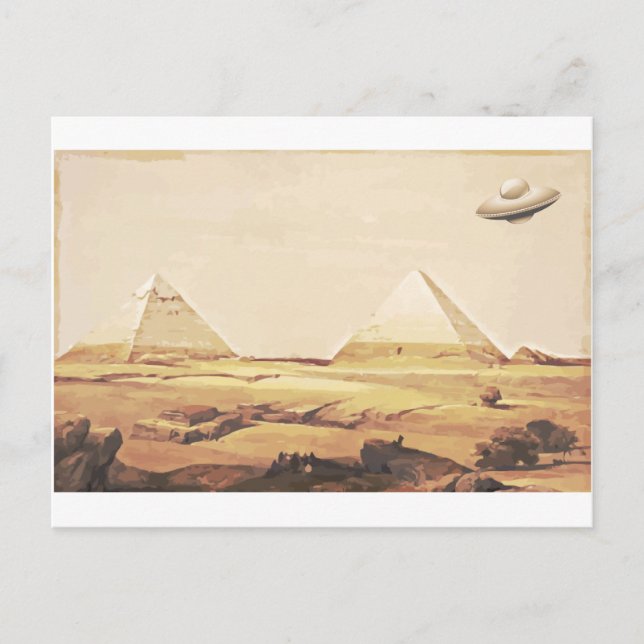 Carte Postale Le vaisseau spatial Giza (Devant)