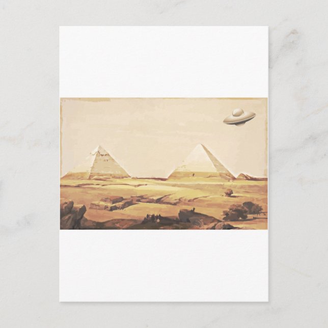 Carte Postale Le vaisseau spatial Giza (Devant)