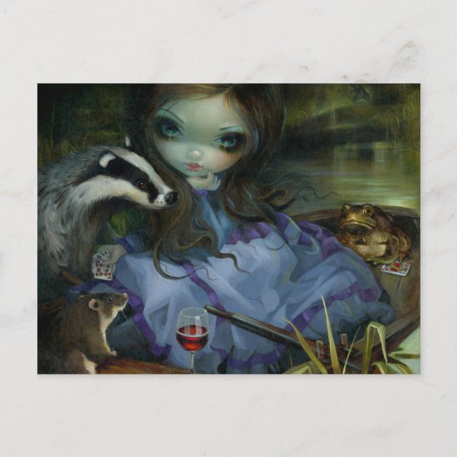 Carte postale "Le vent dans les saules" (Devant)