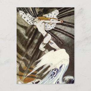 Carte Postale Le Vent Du Nord Se Lasse Au-Dessus De La Mer