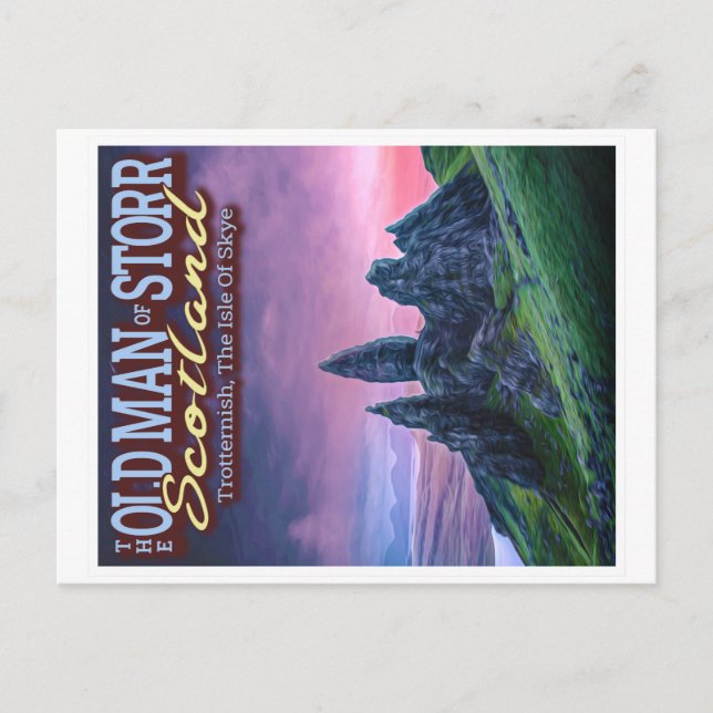 CARTE POSTALE LE VIEUX HOMME DE STORR - L'ÎLE DE SKYE - ÉCOSSE (Devant)