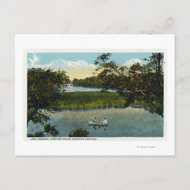 Carte Postale Le vignoble de Martha, la scène du lac Tashmoo (Devant)